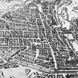 Mapa de París, 1620 (detalle)